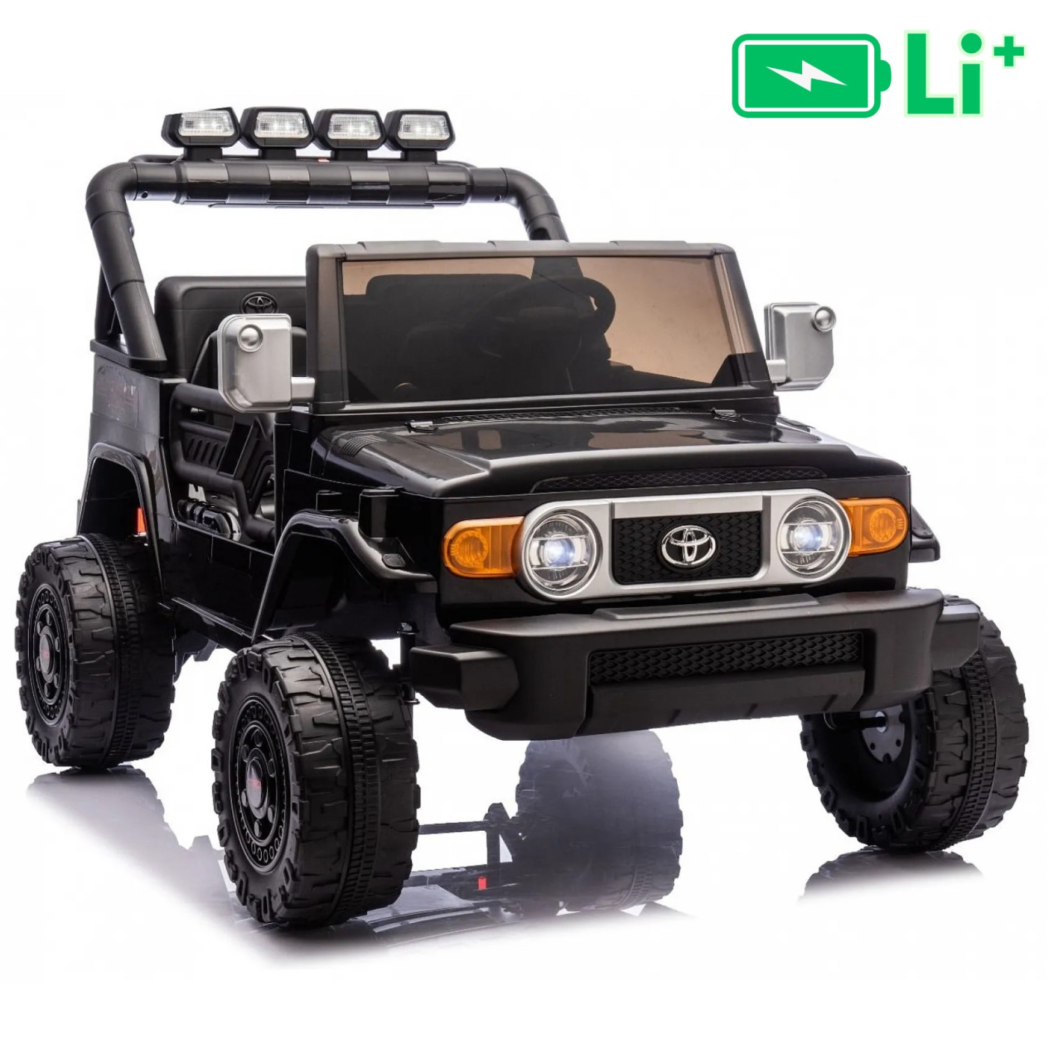 22V avto na akumulator Toyota FJ Cruiser XXL, li-ion, črn