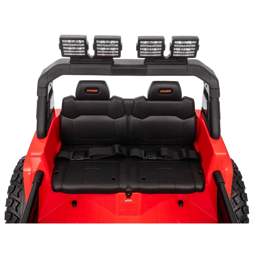 22V avto na daljinca OFFRIDE 4x4, Li baterija, rdeč, Beneo