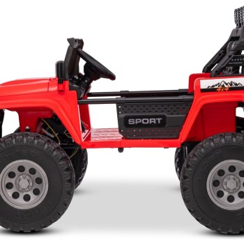 22V auto za djecu OFFRIDE 210W, 4x4, Li baterija, crveni