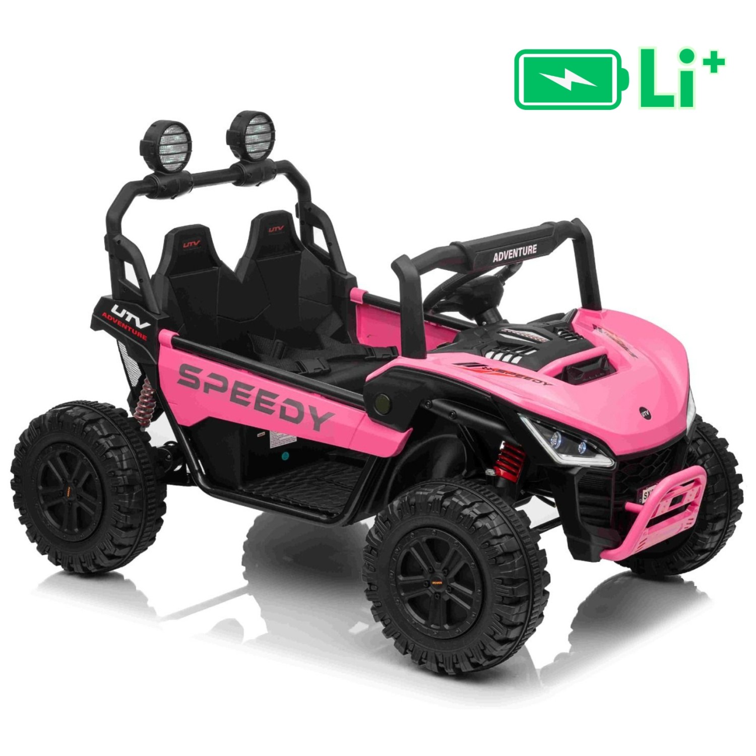 22V električni auto za djevojčice T-REX Ride 4x4, Li baterija, pink