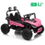22V avto za deklice T-REX Ride 4x4, Li baterija, pink