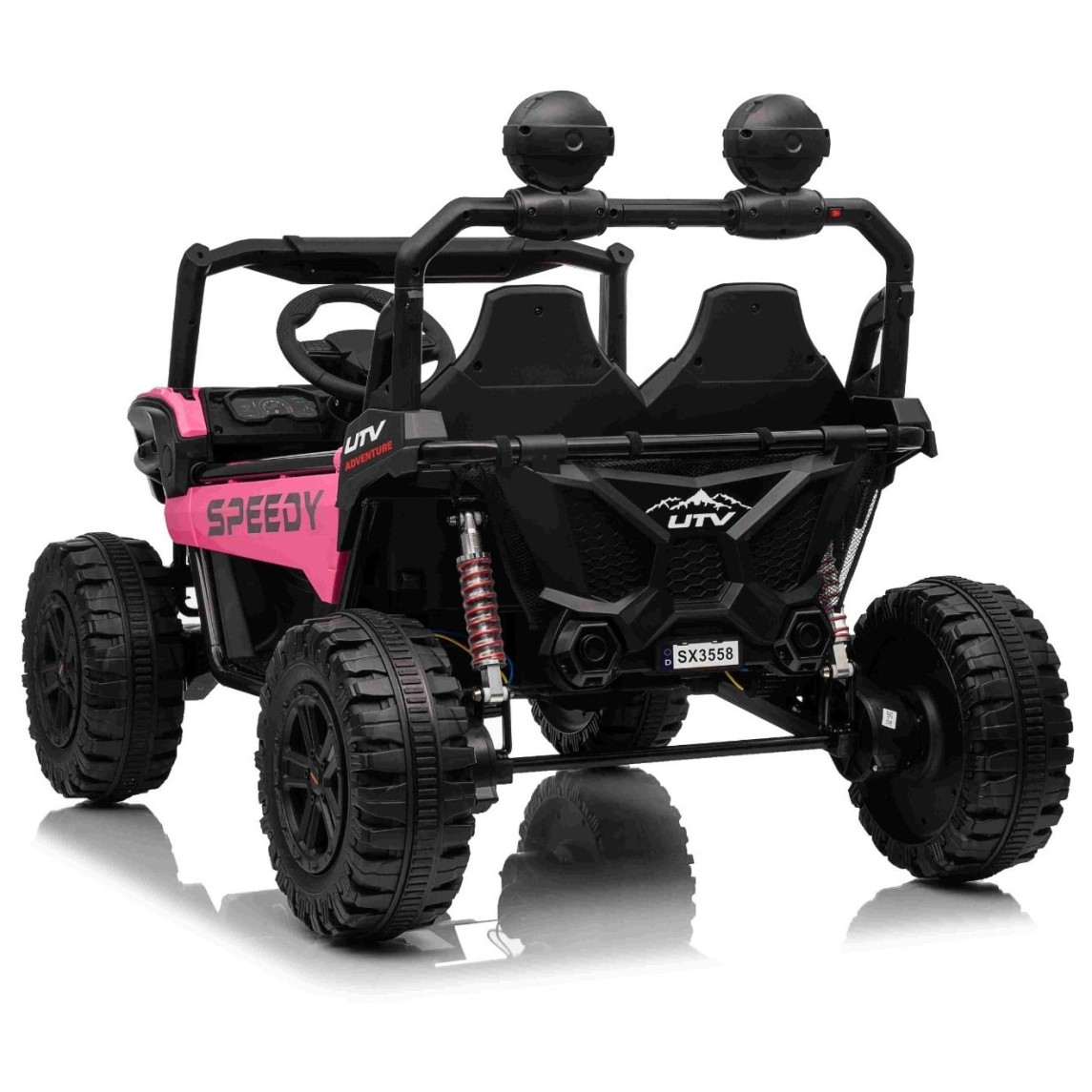 22V električni auto za djevojčice T-REX Ride 4x4, Li baterija, pink