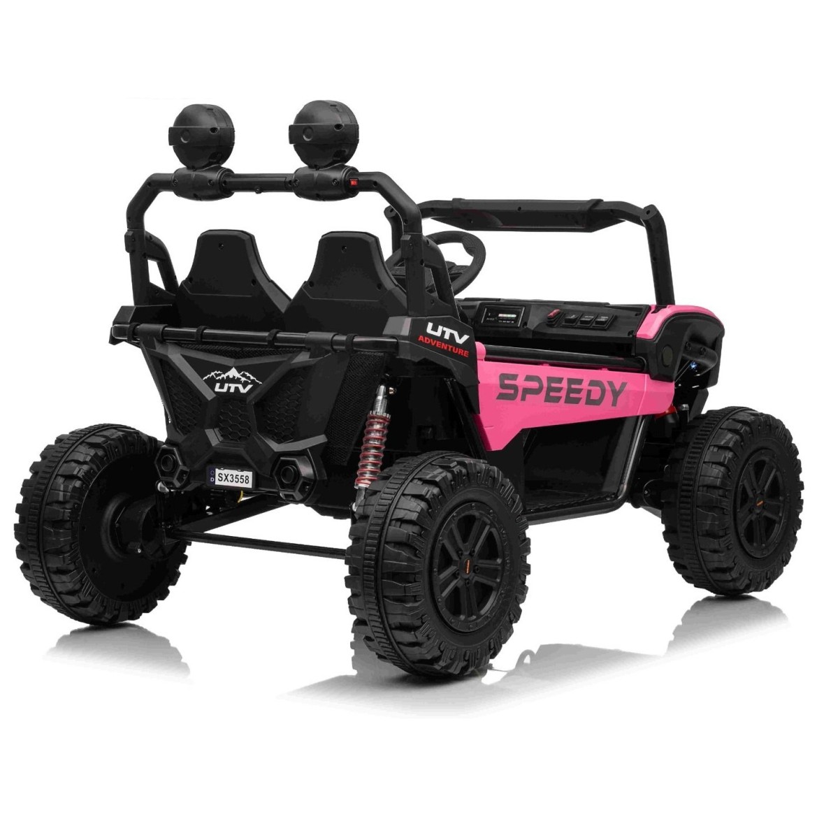 22V električni auto za djevojčice T-REX Ride 4x4, Li baterija, pink