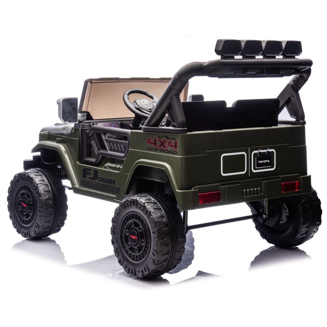 22V avtomobil na daljinca Toyota FJ Cruiser XXL, li-ion, zelen