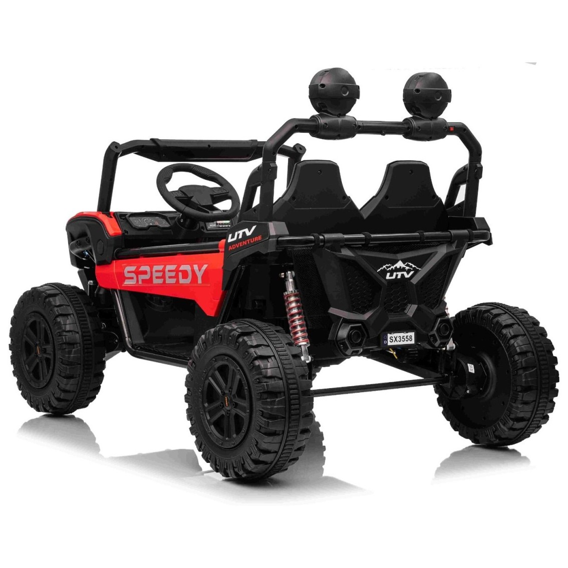 22V avto na akumulator T-REX Ride 4x4, Li baterija, rdeč