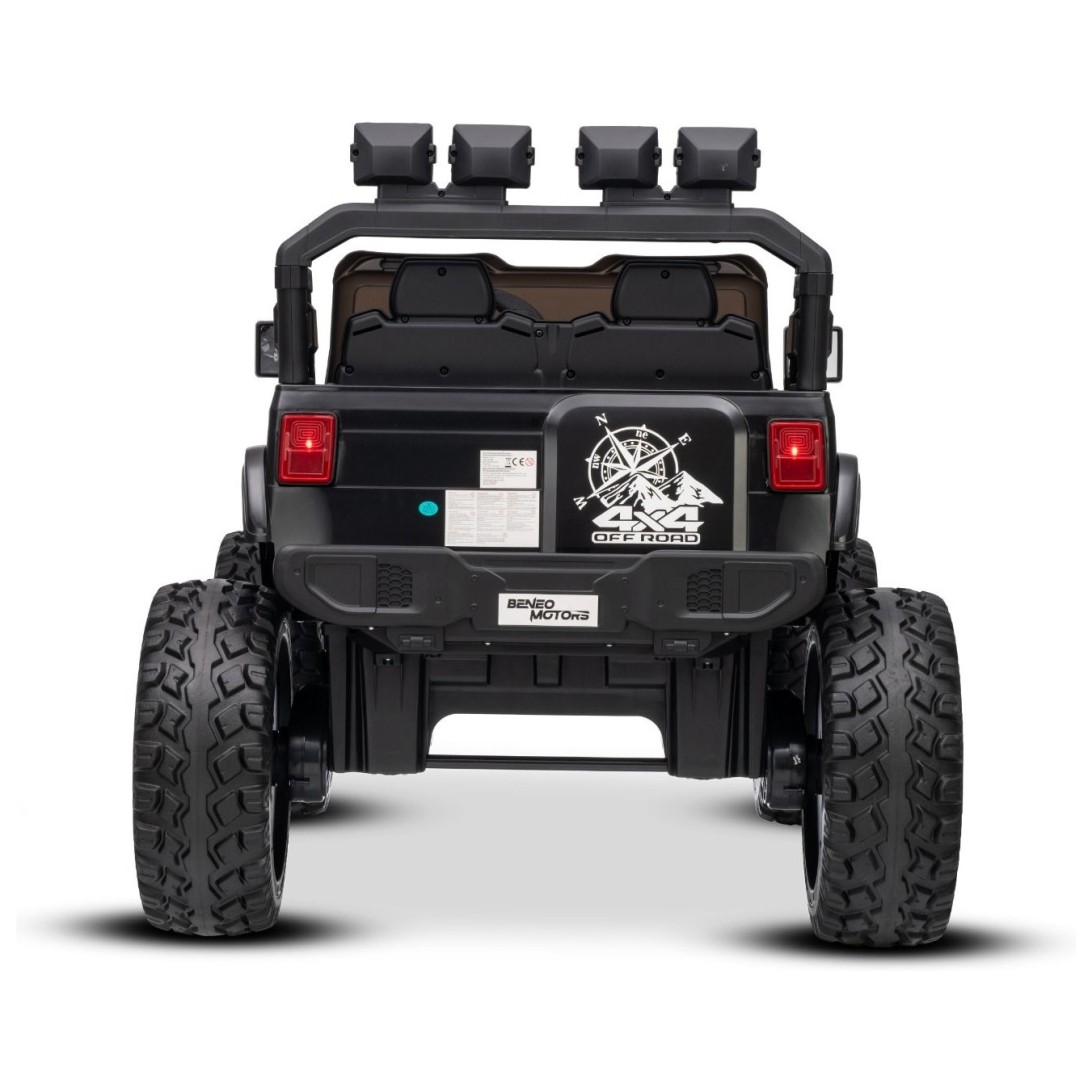 22V otroški avto OFFRIDE 210W, 4x4, Li baterija, črn, Beneo