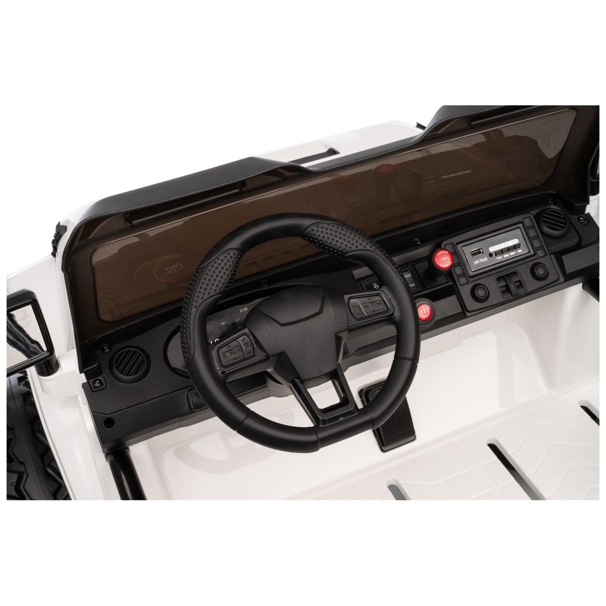 22V otroški avto OFFRIDE 210W, 4x4, Li baterija, črn, Beneo