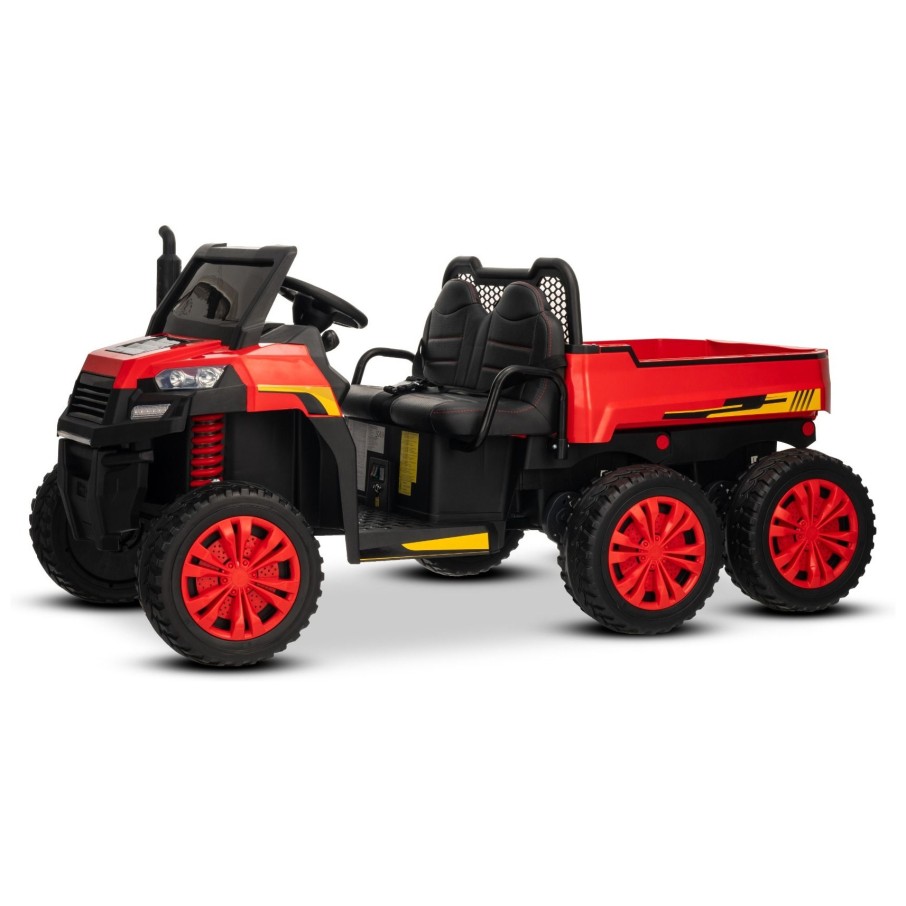 22V RIDER XXL 6X6 800W - dječji akumulatorski auto, crveni