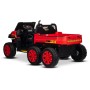 22V RIDER XXL 6X6 800W - dječji akumulatorski auto, crveni