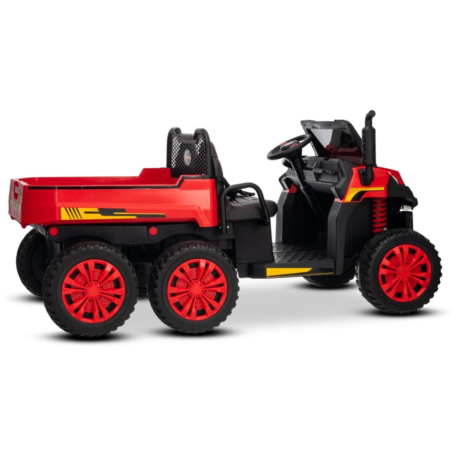 22V RIDER XXL 6X6 800W - dječji akumulatorski auto, crveni
