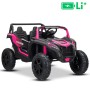 22V UTV XXL Li-Ion - dječji akumulatorski auto pink, za djevojčice