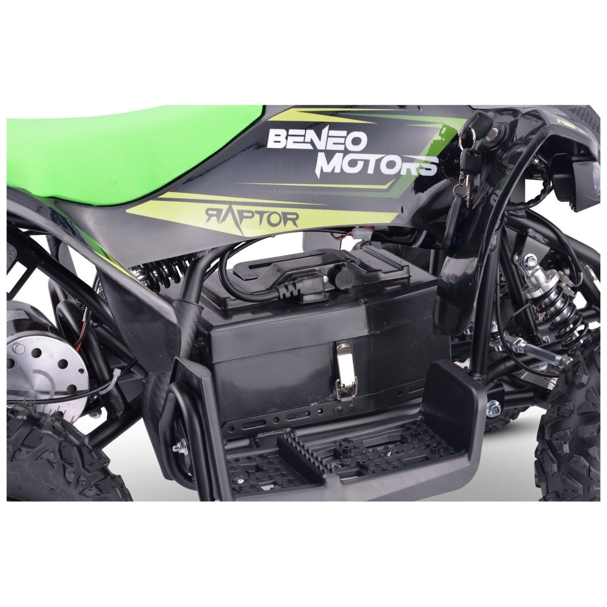 36V otroški ATV Raptor, 800W, 25km/h, do 60kg, zelen