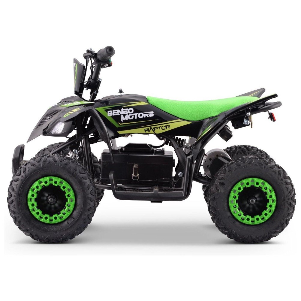 36V otroški ATV Raptor, 800W, 25km/h, do 60kg, zelen