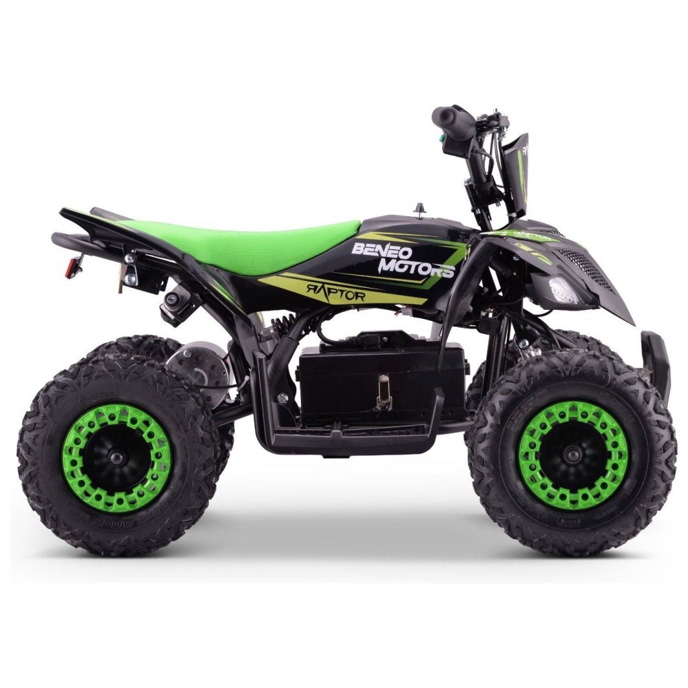 36V otroški ATV Raptor, 800W, 25km/h, do 60kg, zelen