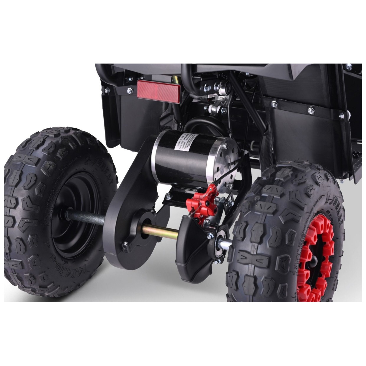 36V električni štirikolesnik ESCAPE, 800W, 25km/h, rdeč