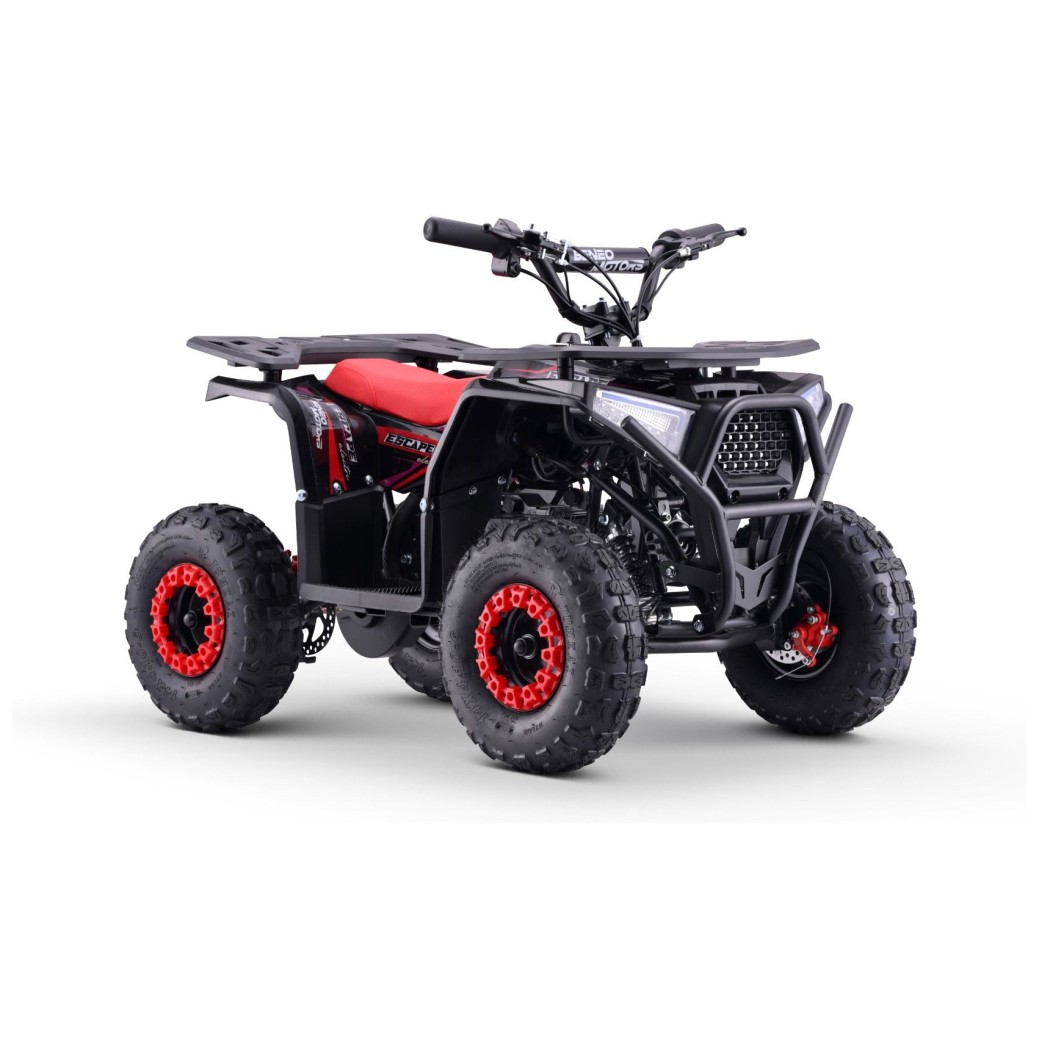 36V električni štirikolesnik ESCAPE, 800W, 25km/h, rdeč