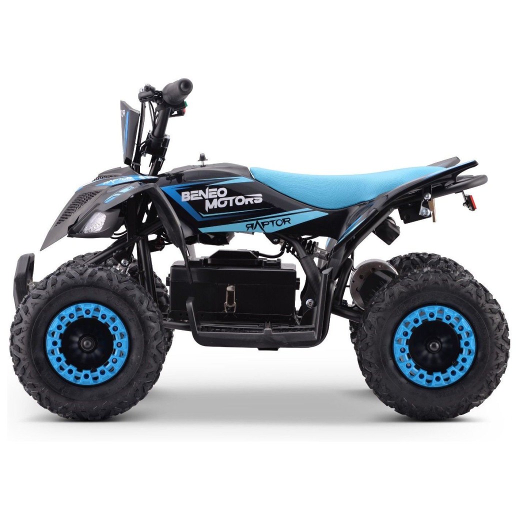 36V mini quad Raptor, 800W, 25km/h, do 60 kg, plavi