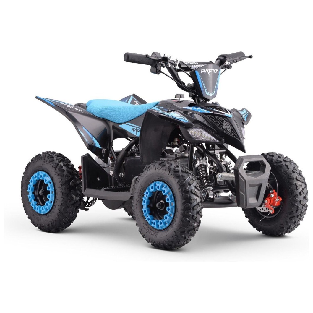 36V mini quad Raptor, 800W, 25km/h, do 60 kg, plavi