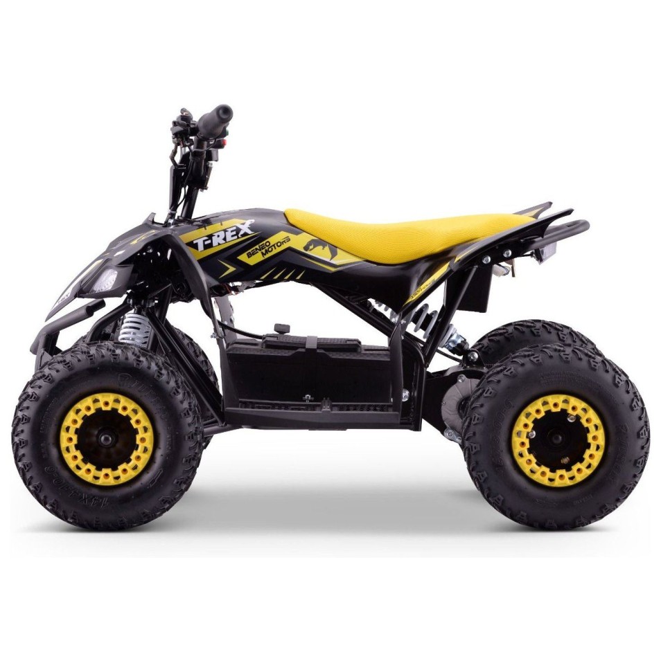 36V električni štirikolesnik T-Rex 1300W, 33km/h, rumen 36V električni štirikolesnik T-Rex 1300W, 33km/h, rumen