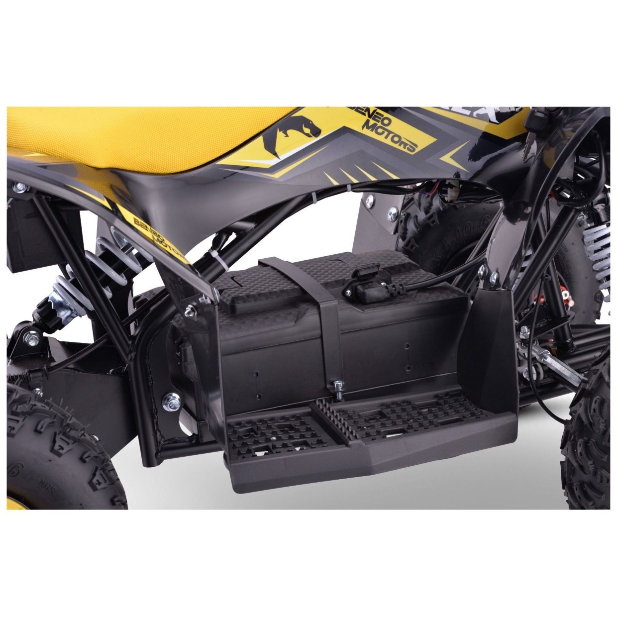 36V električni štirikolesnik T-Rex 1300W, 33km/h, rumen 36V električni štirikolesnik T-Rex 1300W, 33km/h, rumen