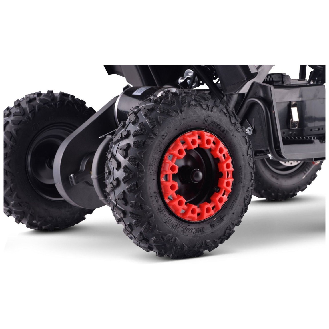 36V električni štirikolesnik Veloci 800W, 25km/h, rdeč