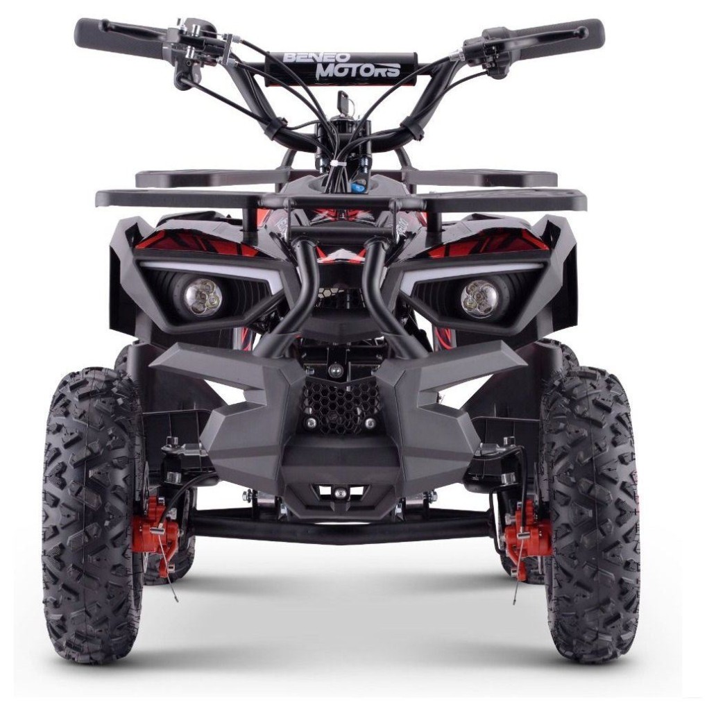 36V električni štirikolesnik Veloci 800W, 25km/h, rdeč