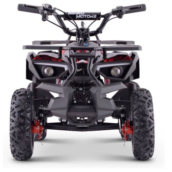 36V električni štirikolesnik Veloci 800W, 25km/h, rdeč