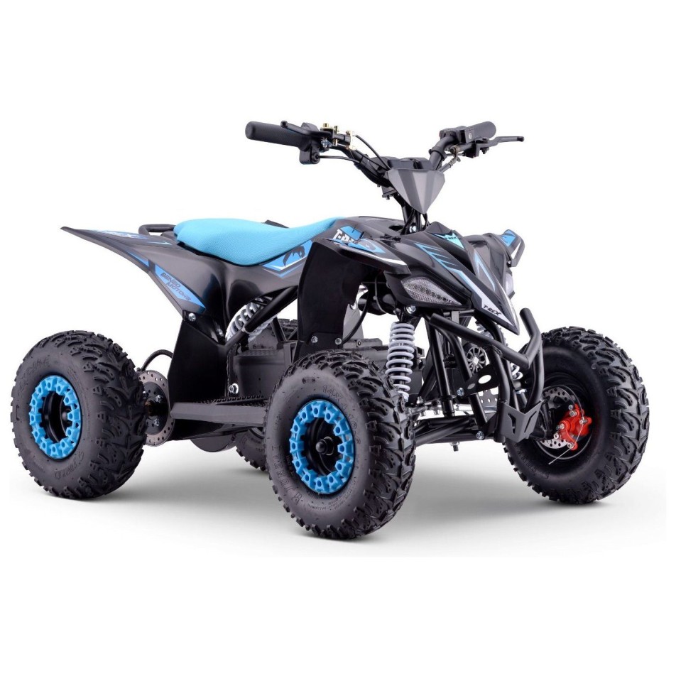 36V električni štirikolesnik za otroke T-Rex 1300W, moder