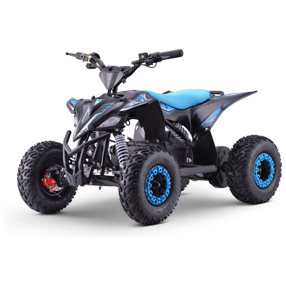 36V električni štirikolesnik za otroke T-Rex 1300W, moder