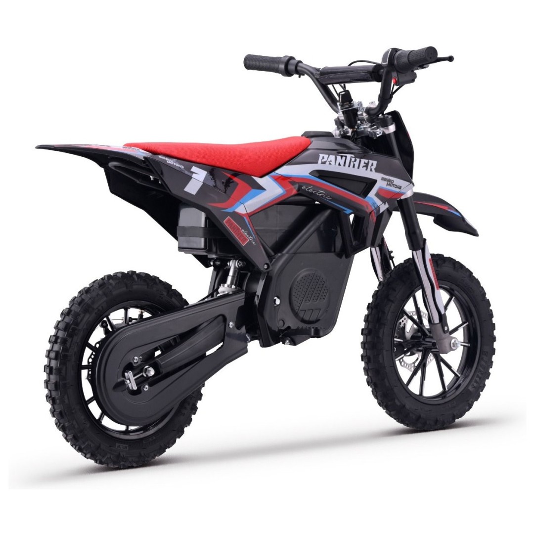 36V motor na akumulator Panther, 550W, 22km/h, 4+ godina, crveni