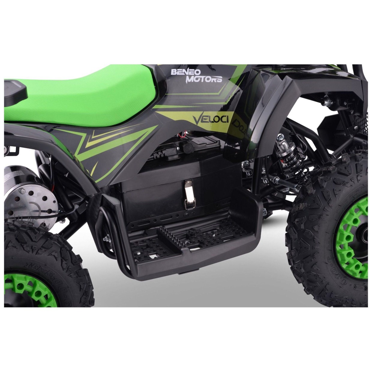 36V otroški atv Veloci 800W, 25km/h, do 60kg, zelen