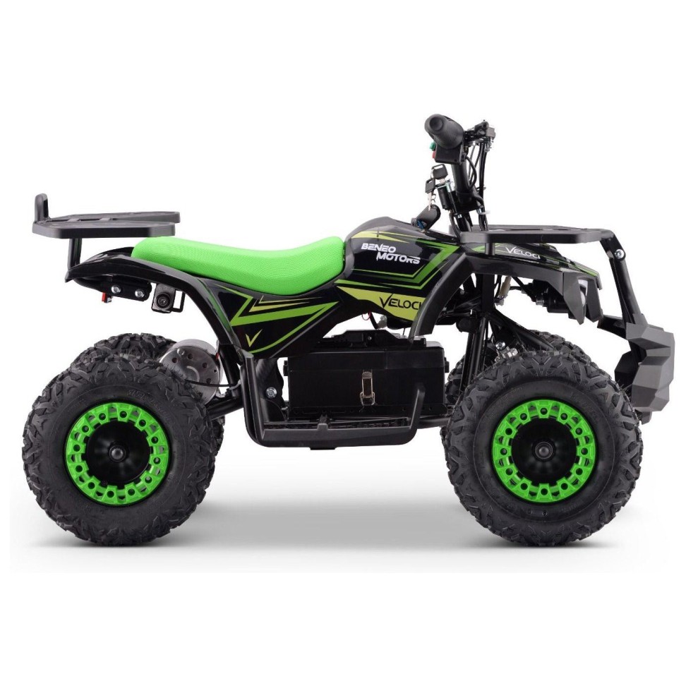 36V otroški atv Veloci 800W, 25km/h, do 60kg, zelen
