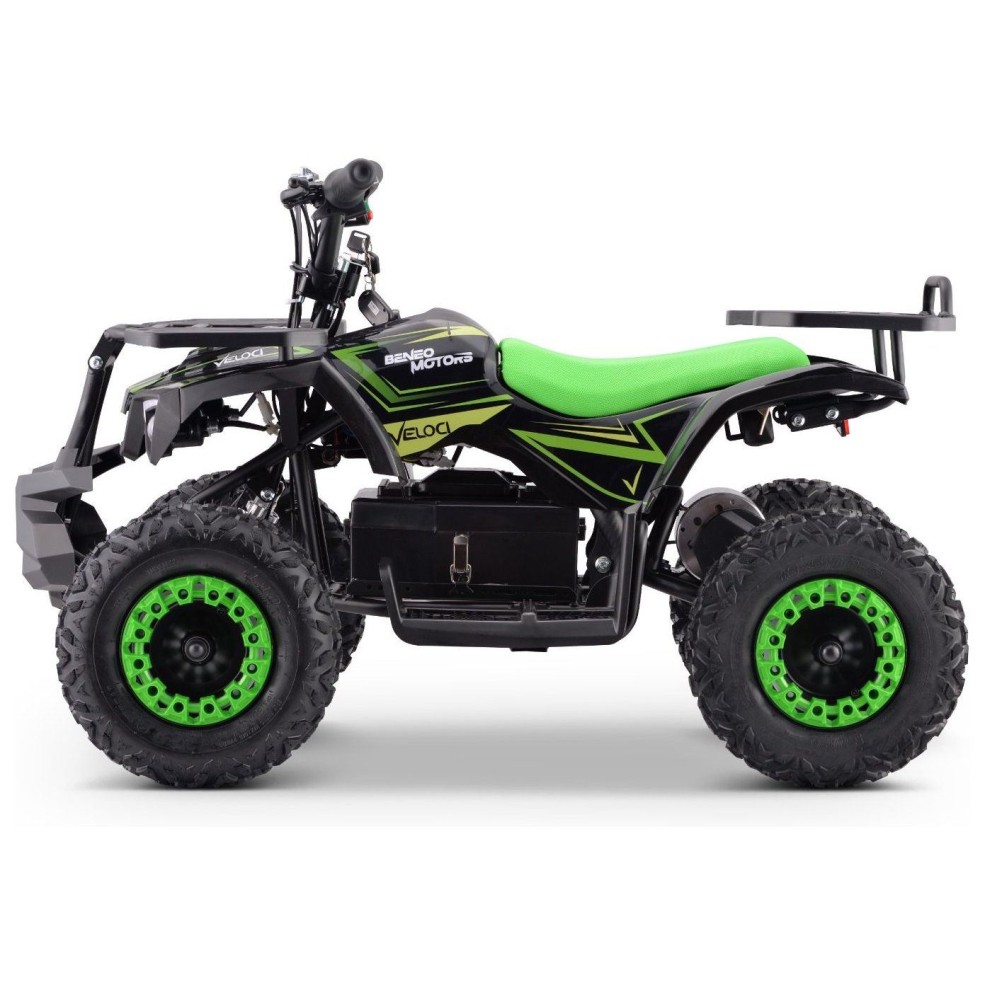 36V otroški atv Veloci 800W, 25km/h, do 60kg, zelen