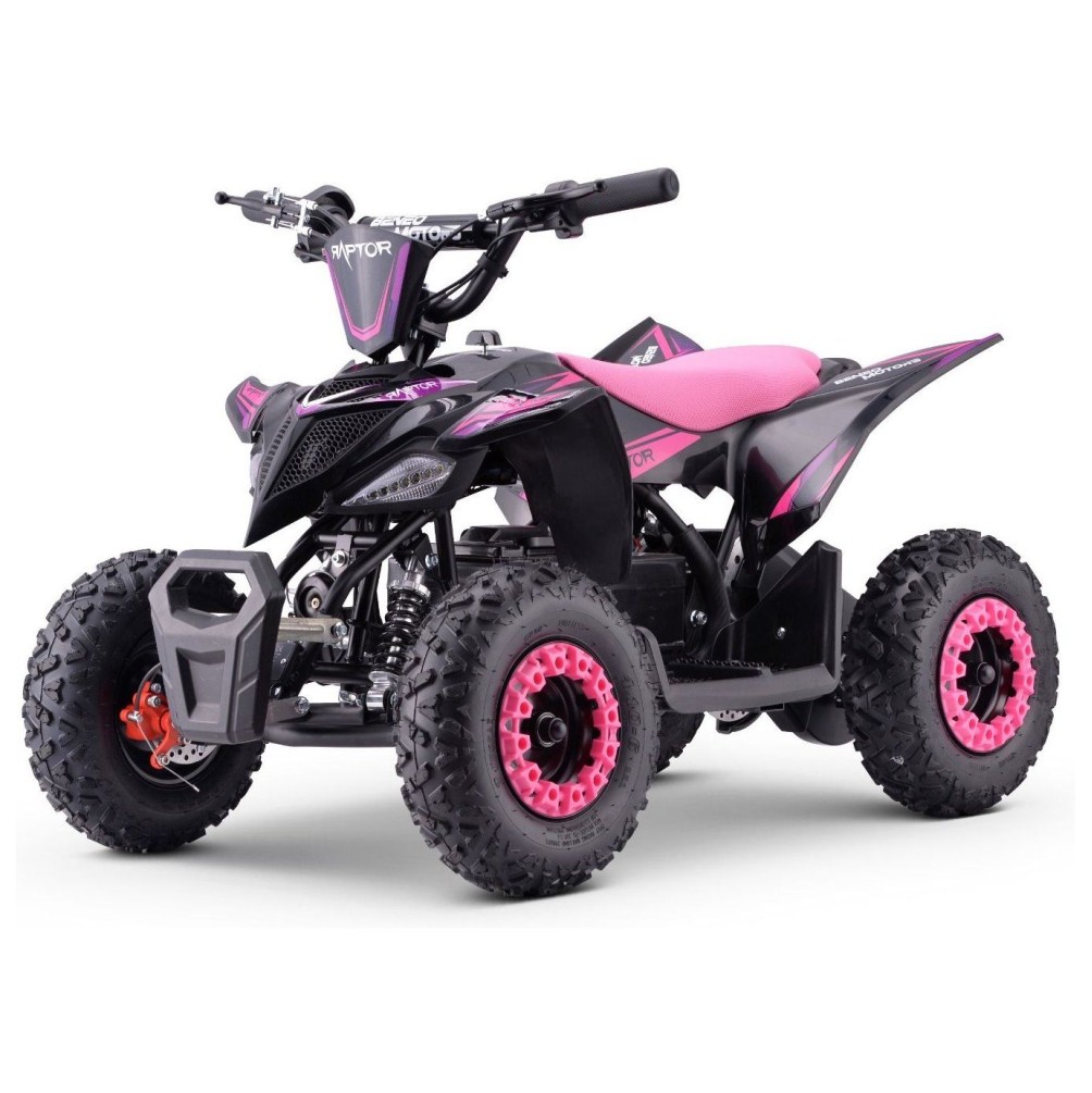 36V štirikolesnik na akumulator Raptor, 800W, pink