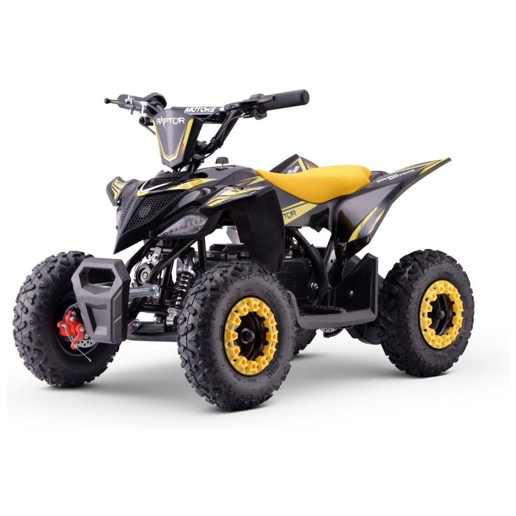 36V quad za djecu Raptor, 800W, 25km/h, do 60 kg, žuti