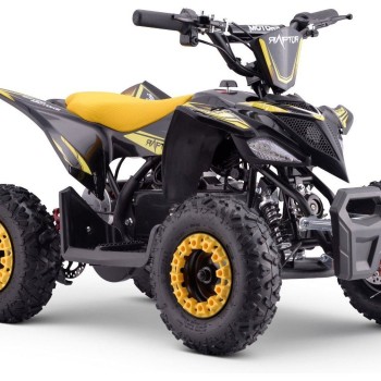 36V quad za djecu Raptor, 800W, 25km/h, do 60 kg, žuti