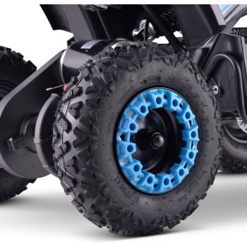 36V štirikolesnik na akumulator Veloci 800W, 25km/h, moder