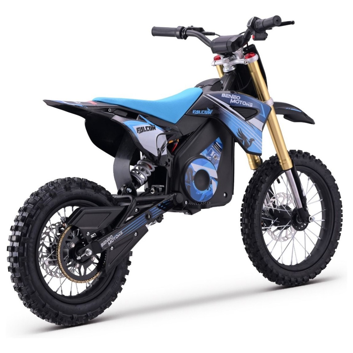 48V enduro motor za djecu Falcon, 1600W, 50 km/h, Li, plavi