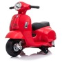 7,2V motor za djecu Vespa GTS Li-Ion, 30W, koža, crvena