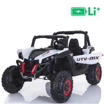 22V RSX MX - otroški avto na akumulator 4x4, bela