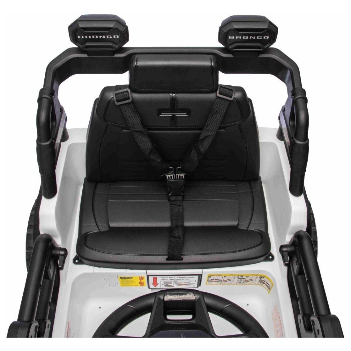 11V avto na daljinca Ford Bronco bel, litijeva baterija