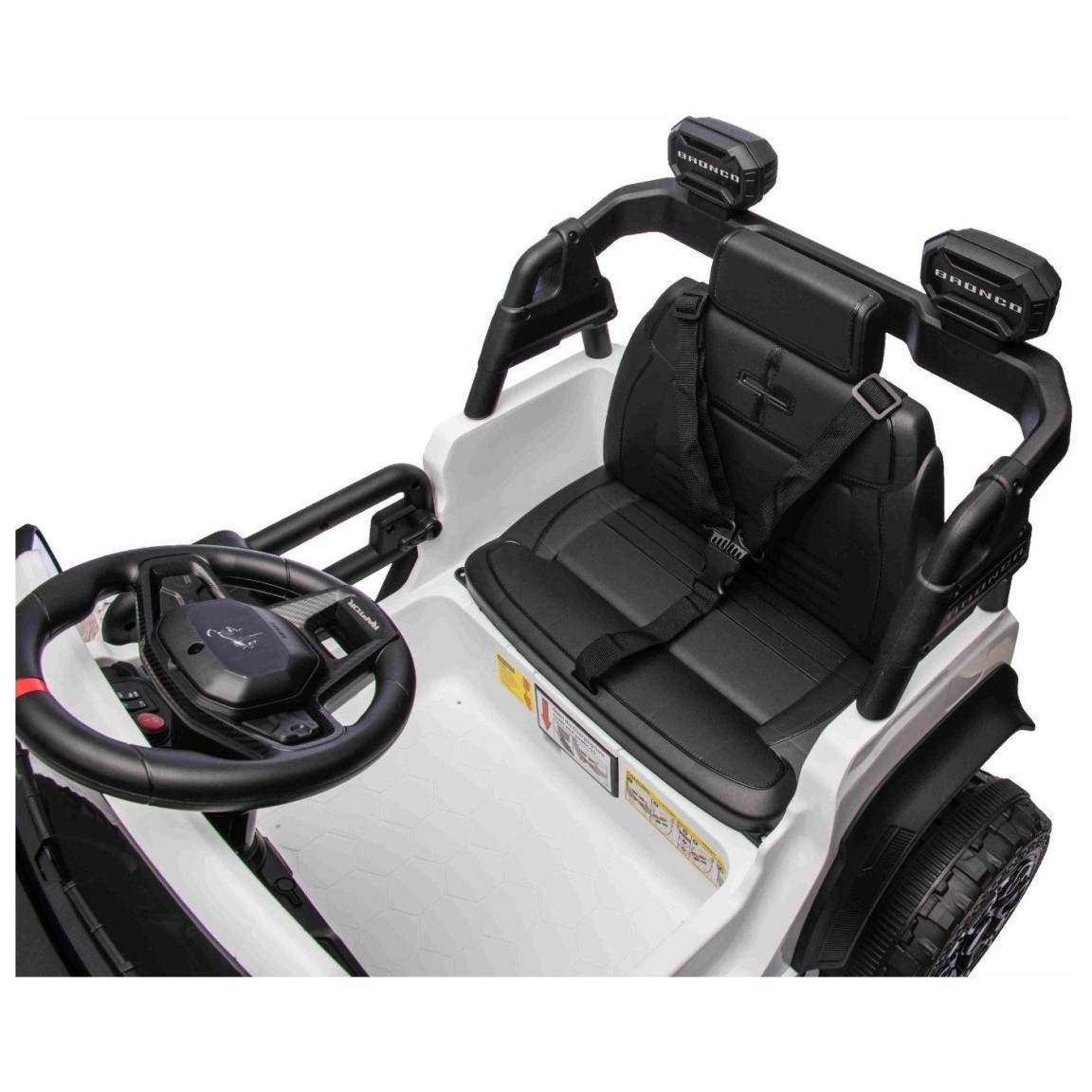 11V avto na daljinca Ford Bronco bel, litijeva baterija