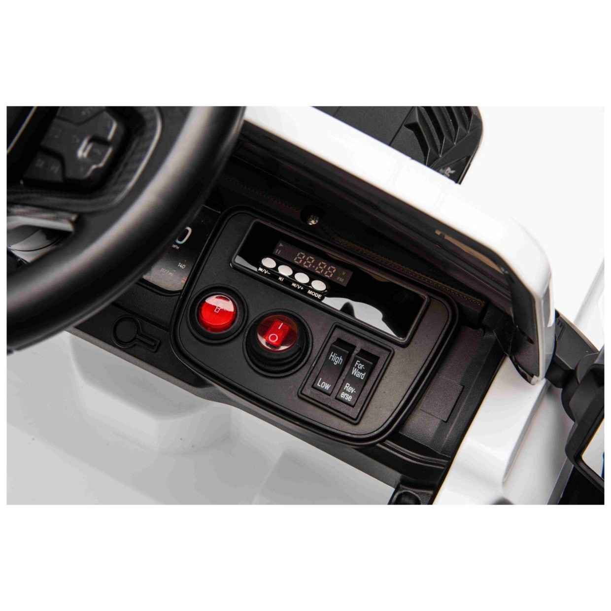 11V avto na daljinca Ford Bronco bel, litijeva baterija