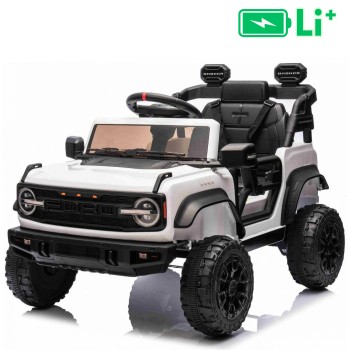 11V avto na daljinca Ford Bronco bel, litijeva baterija