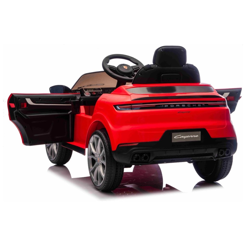 Avtomobil za otroke Porsche Cayenne, 11V, li, rdeč