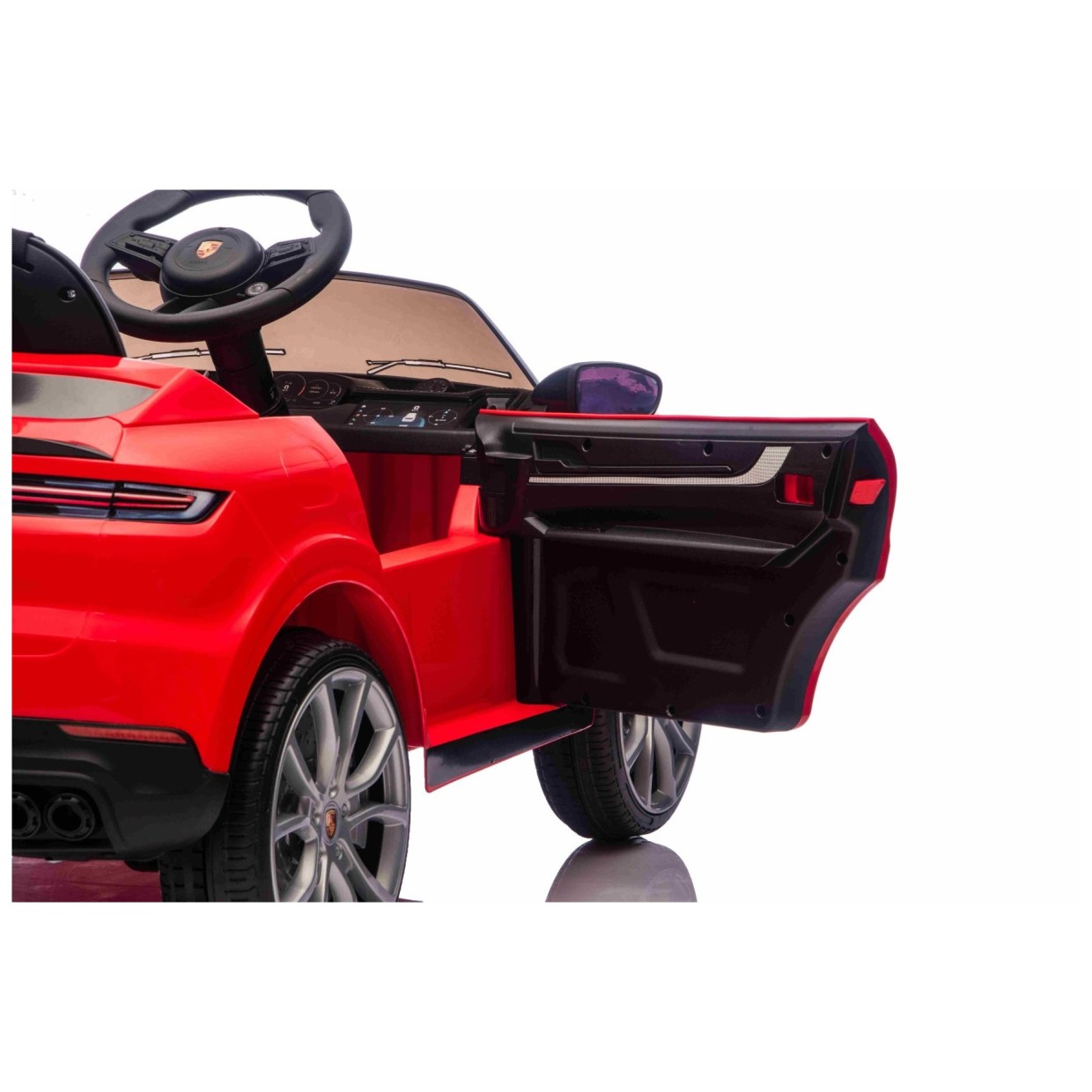 Avtomobil za otroke Porsche Cayenne, 11V, li, rdeč