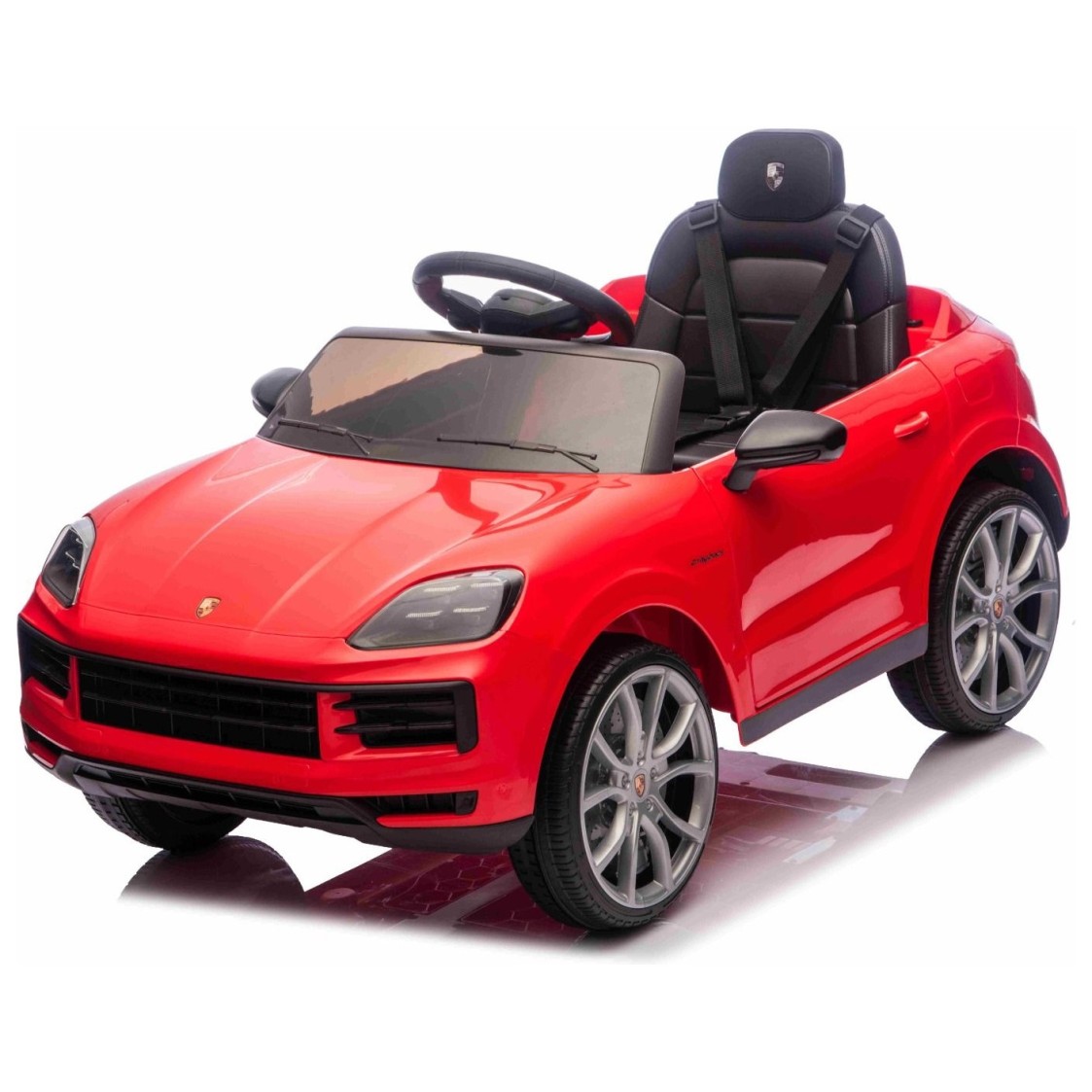 Avtomobil za otroke Porsche Cayenne, 11V, li, rdeč