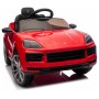 Avtomobil za otroke Porsche Cayenne, 11V, li, rdeč