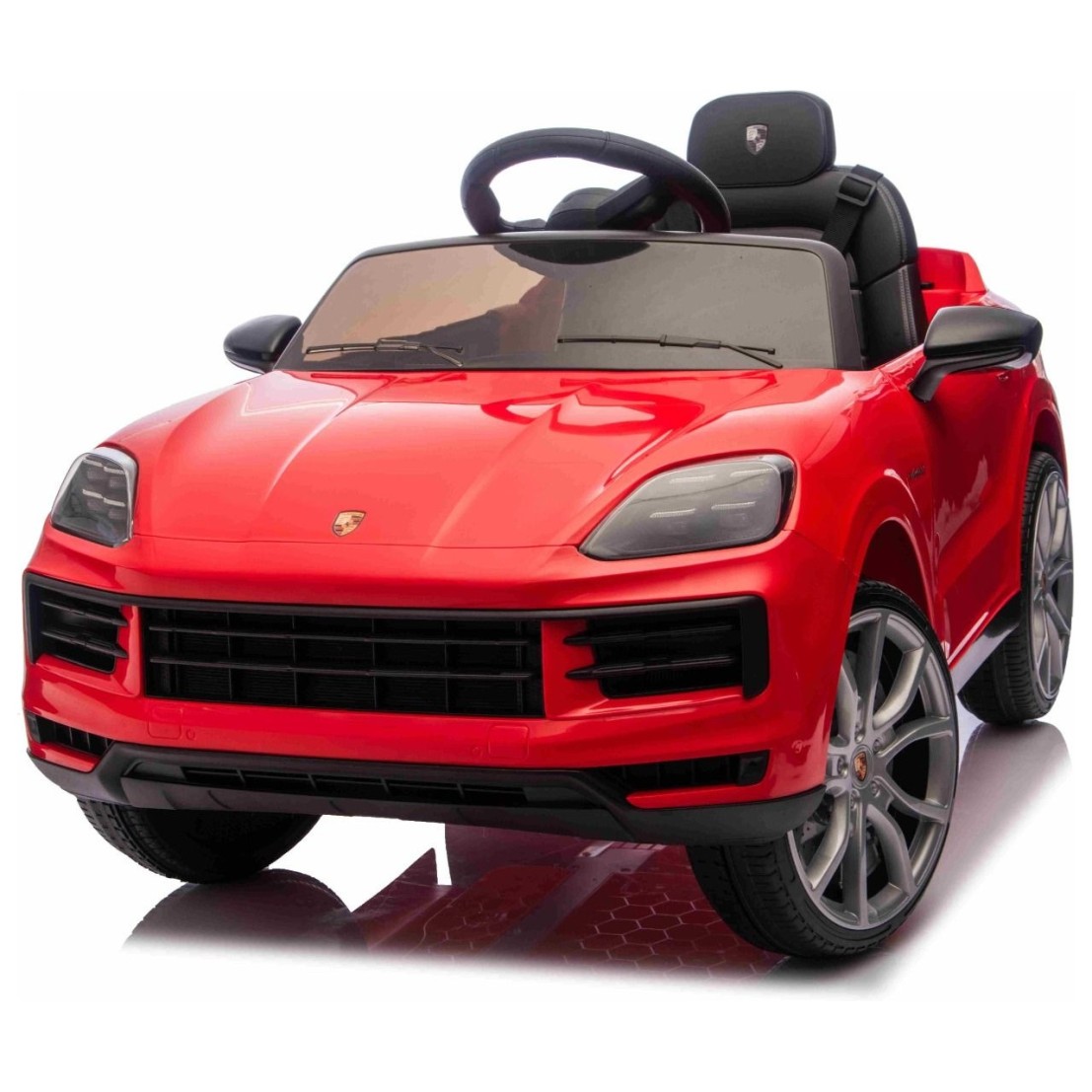 Avtomobil za otroke Porsche Cayenne, 11V, li, rdeč