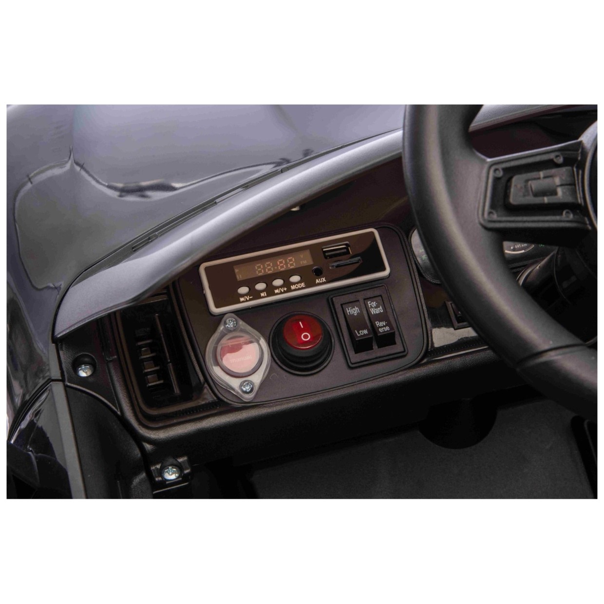 Avto na daljinca Porsche Cayenne, 11V, li, črn